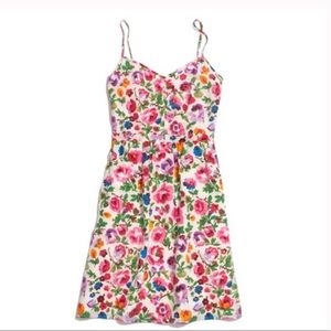 Madewell Floral Silk Cami Dress